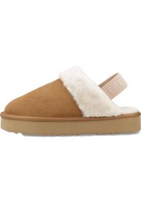 Pepe Jeans - Kapcie PEPE JEANS DISSY TAPE W Brązowy. Kolor: brązowy. Styl: sportowy