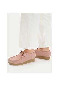 Półbuty Clarks. Kolor: różowy #1