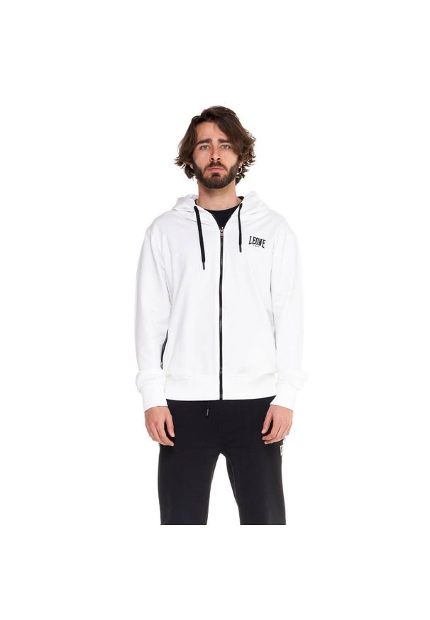 LEONE 1947 APPAREL - Męski dres z kapturem Fight Fluo. Kolor: czarny, biały, wielokolorowy. Materiał: dresówka. Sport: fitness