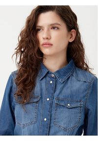 only - ONLY Koszula jeansowa Alexa 15315185 Niebieski Regular Fit. Kolor: niebieski. Materiał: bawełna #3
