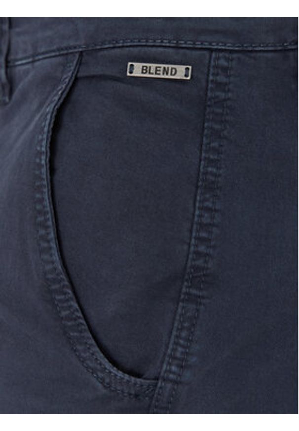 Blend Szorty materiałowe 20717939 Granatowy Regular Fit. Kolor: niebieski. Materiał: bawełna