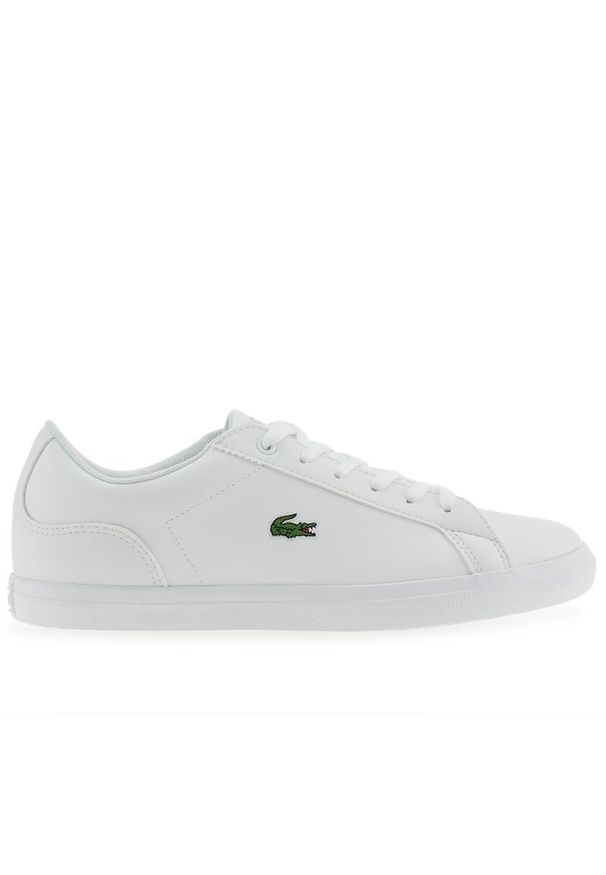 Buty Lacoste Lerond Bl 21 1 741CUJ0014-21G - białe. Okazja: na co dzień. Kolor: biały. Materiał: syntetyk, skóra, guma. Szerokość cholewki: normalna. Sport: turystyka piesza