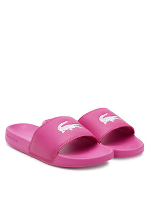 Lacoste Klapki Serve 0.0 7-49CFA0042 Różowy. Kolor: różowy. Materiał: skóra