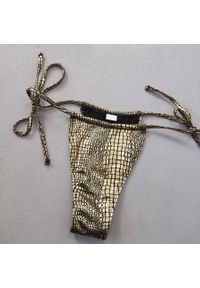 Intica - bikini z wzorem zwierzęcym odporne na chlor i słoną wodę Lenke. Kolor: złoty. Materiał: materiał. Wzór: motyw zwierzęcy #3