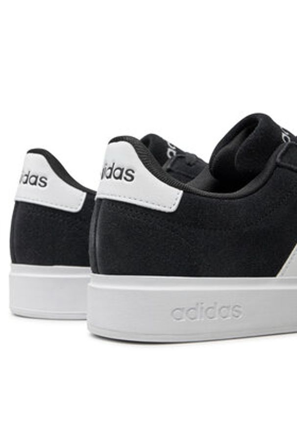 Adidas - adidas Sneakersy Grand Court 2.0 ID2963 Czarny. Kolor: czarny. Materiał: zamsz, skóra