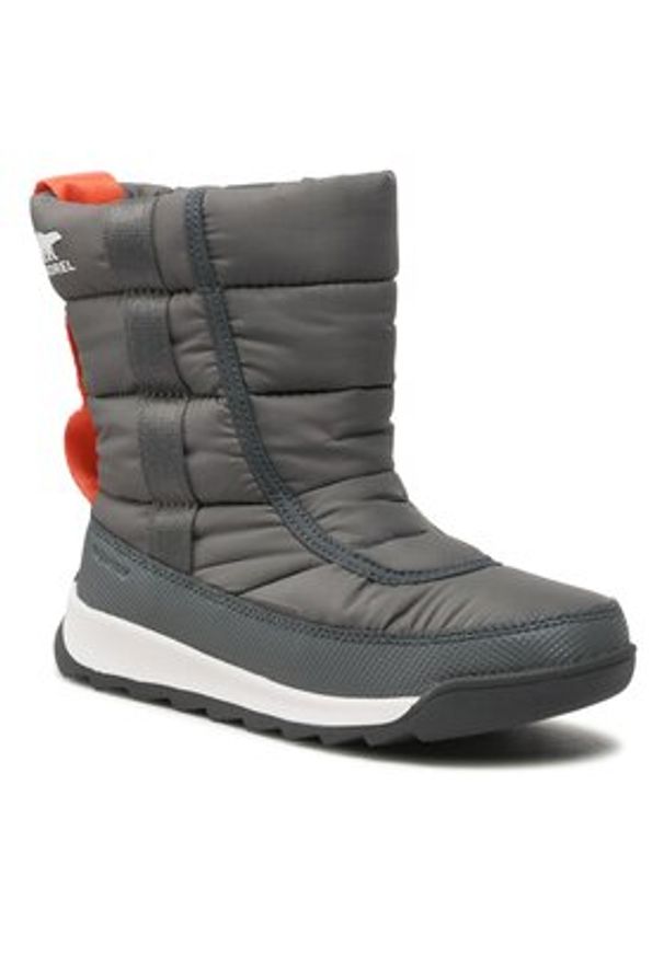 sorel - Sorel Śniegowce Youth Whitney™ II Puffy Mid Wp NY3873-054 Szary. Kolor: szary. Materiał: materiał