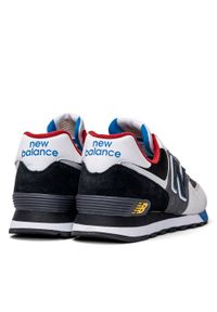 Sneakersy męskie kolorowe New Balance ML574LB2. Okazja: do pracy, na spacer, na co dzień. Kolor: czarny. Wzór: kolorowy. Model: New Balance 574. Sport: turystyka piesza #5