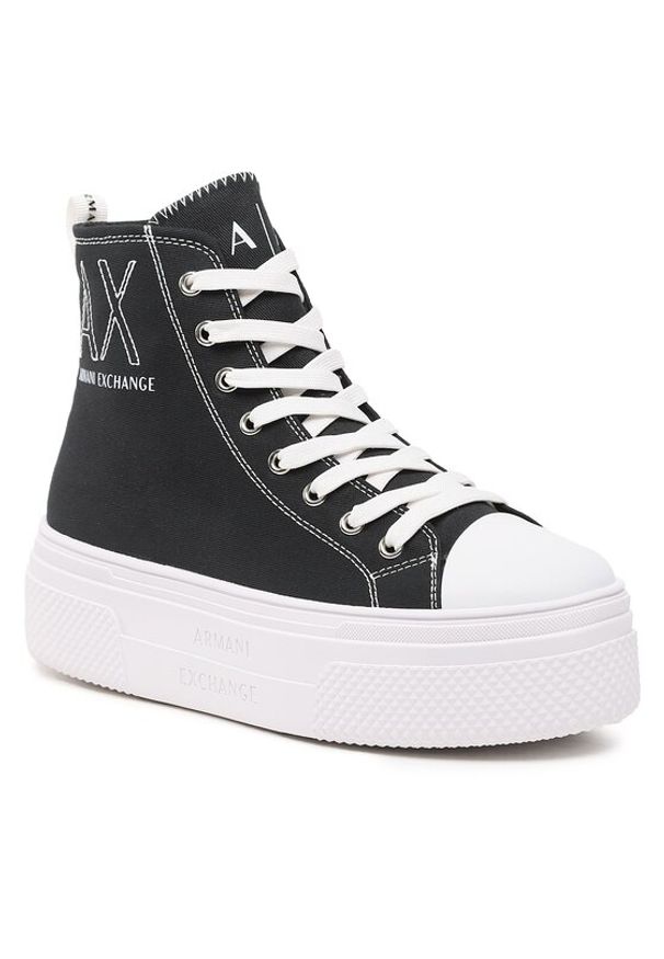 Trampki Armani Exchange. Kolor: czarny