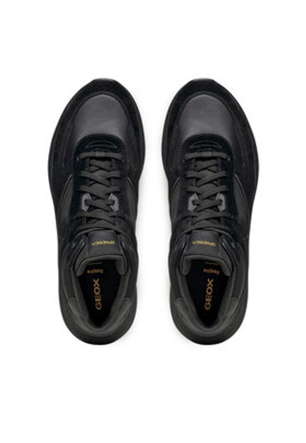 Geox Sneakersy U Spherica Actif X1 U56HGA 02285 C9999 Czarny. Kolor: czarny. Materiał: zamsz, skóra
