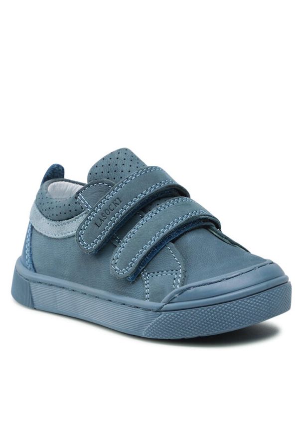 Lasocki Kids Sneakersy CI12-BAKU-01(III)CH Niebieski. Kolor: niebieski. Materiał: nubuk, skóra