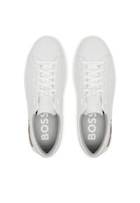 BOSS - Boss Sneakersy Clint 50502885 10249945 01 Biały. Kolor: biały. Materiał: skóra #3