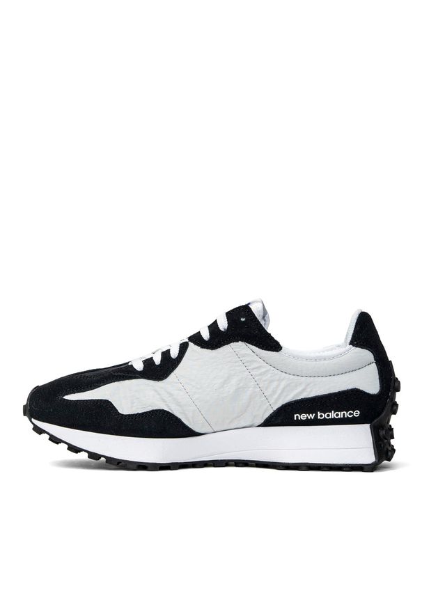 Sneakersy męskie czarne New Balance MS327LF1. Okazja: do pracy, na spacer, na co dzień. Kolor: czarny. Sport: turystyka piesza
