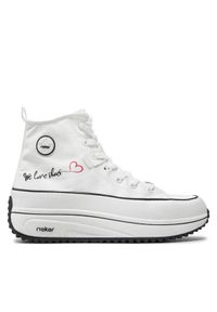 Rieker Sneakersy 90012-80 Biały. Kolor: biały #1