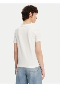 Calvin Klein Jeans T-Shirt Shadow Graphic J20J225545 Biały Regular Fit. Kolor: biały. Materiał: bawełna #3