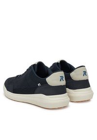 Rieker Sneakersy U1104-14 Granatowy. Kolor: niebieski. Materiał: materiał