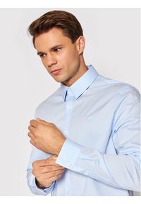 Guess Koszula Sunset M1YH20 W7ZK1 Błękitny Slim Fit. Kolor: niebieski. Materiał: bawełna