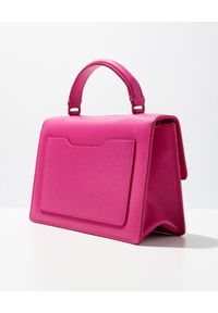 OFF-WHITE - Różowa torebka 1.4 Jitney. Kolor: różowy, wielokolorowy, fioletowy. Wzór: aplikacja, gładki #4