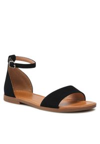 Clara Barson Sandały WS5296-32 Czarny. Kolor: czarny. Materiał: skóra