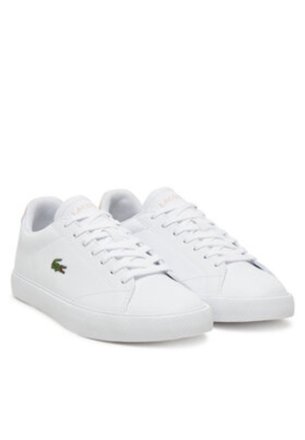 Lacoste Sneakersy Lerond 7-49CFA0037 Biały. Kolor: biały. Materiał: skóra
