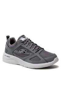 skechers - Skechers Sneakersy Fallford 58363/CCBK Szary. Kolor: szary. Materiał: materiał #3