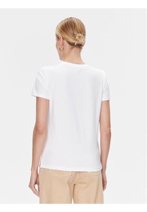 Guess T-Shirt W4RI69 J1314 Biały Regular Fit. Kolor: biały. Materiał: bawełna