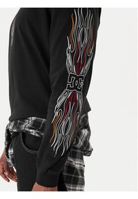 DC Shoes Longsleeve Burn Out HLS EDYZT04355 Czarny Regular Fit. Kolor: czarny. Materiał: syntetyk. Długość rękawa: długi rękaw #3