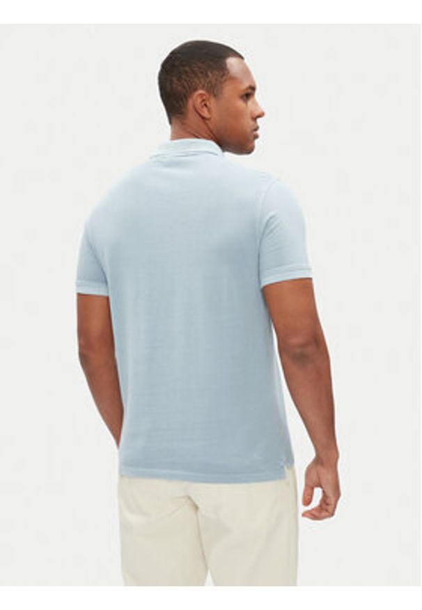 Pepe Jeans Polo New Oliver PM542099 Niebieski Regular Fit. Typ kołnierza: polo. Kolor: niebieski. Materiał: bawełna