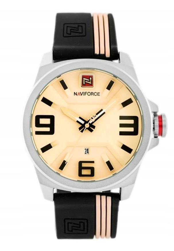 Zegarek Naviforce ZEGAREK MĘSKI NAVIFORCE - NF9098 - beige/black