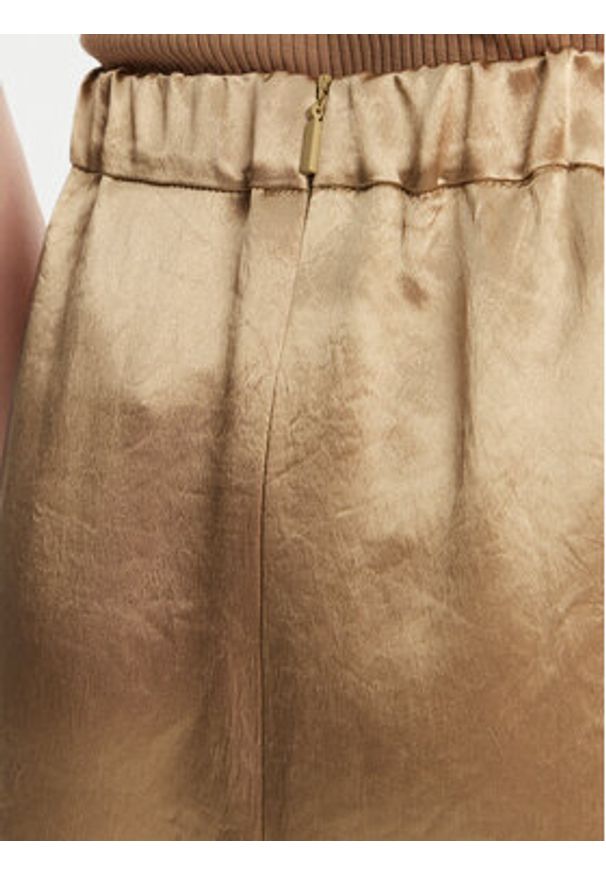 Max Mara Spódnica trapezowa Nuevo 2516101028 Beżowy Regular Fit. Kolor: beżowy. Materiał: acetat