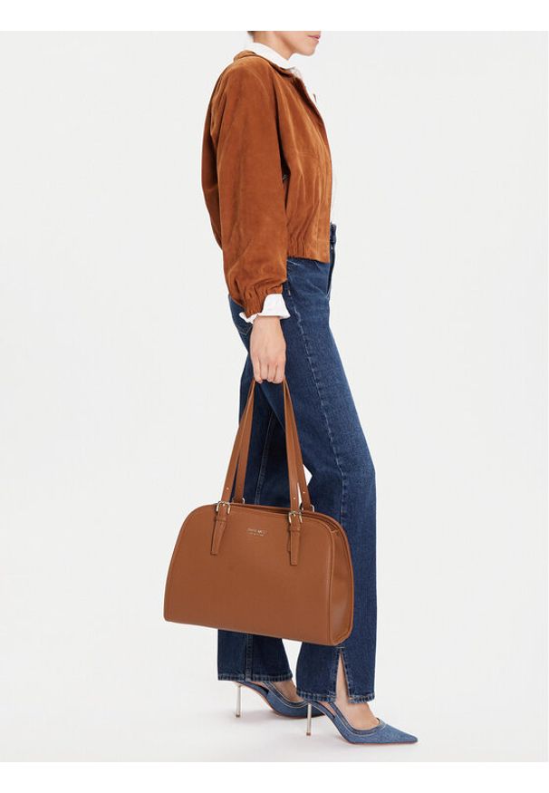 Nine West Torebka CEO-AGNES-LA482-3038 Brązowy. Kolor: brązowy