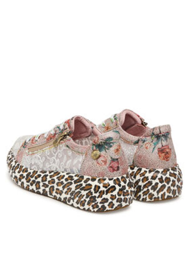 Laura Vita Sneakersy Sodao 02 Kolorowy. Materiał: skóra. Wzór: kolorowy