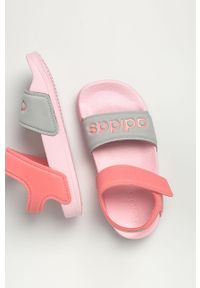 Adidas - adidas - Sandały dziecięce Adilette. Zapięcie: rzepy. Kolor: różowy. Materiał: syntetyk, materiał, guma #5