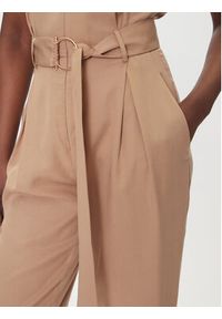 ACCESS FASHION Kombinezon 53-5511-128 Beżowy Regular Fit. Kolor: beżowy. Materiał: lyocell #3