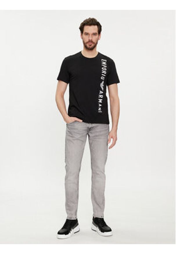 Emporio Armani Underwear T-Shirt 211818 4R479 00020 Czarny Regular Fit. Kolor: czarny. Materiał: bawełna