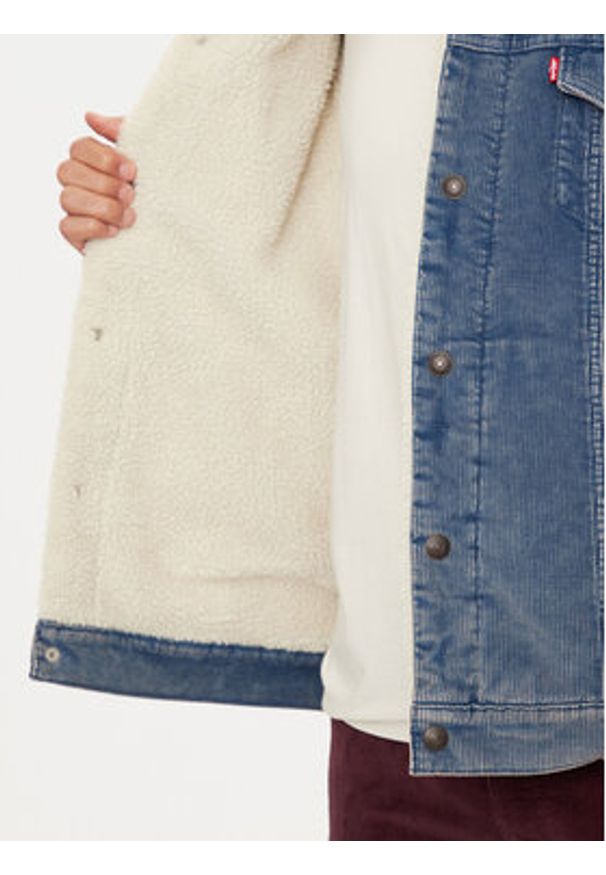 Levi's® Kurtka jeansowa Trucker A5784-0016 Niebieski Relaxed Fit. Kolor: niebieski. Materiał: bawełna
