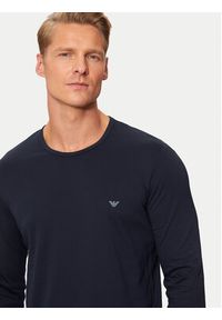 Emporio Armani Underwear Longsleeve 111653 4F722 00135 Granatowy Slim Fit. Kolor: niebieski. Materiał: bawełna. Długość rękawa: długi rękaw #5