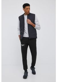 Helly Hansen spodnie dresowe męskie kolor czarny z nadrukiem. Kolor: czarny. Materiał: dresówka. Wzór: nadruk #4