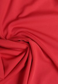 Born2be - Czerwona Elastyczna Bluzka z Kwadratowym Dekoltem z Wiskozą Doriore. Okazja: na co dzień. Typ kołnierza: dekolt kwadratowy. Kolor: czerwony. Materiał: wiskoza. Styl: casual, elegancki, klasyczny #5