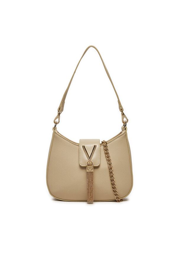 VALENTINO - Valentino Torebka Divina VBS1R417G Beżowy. Kolor: beżowy. Materiał: skórzane