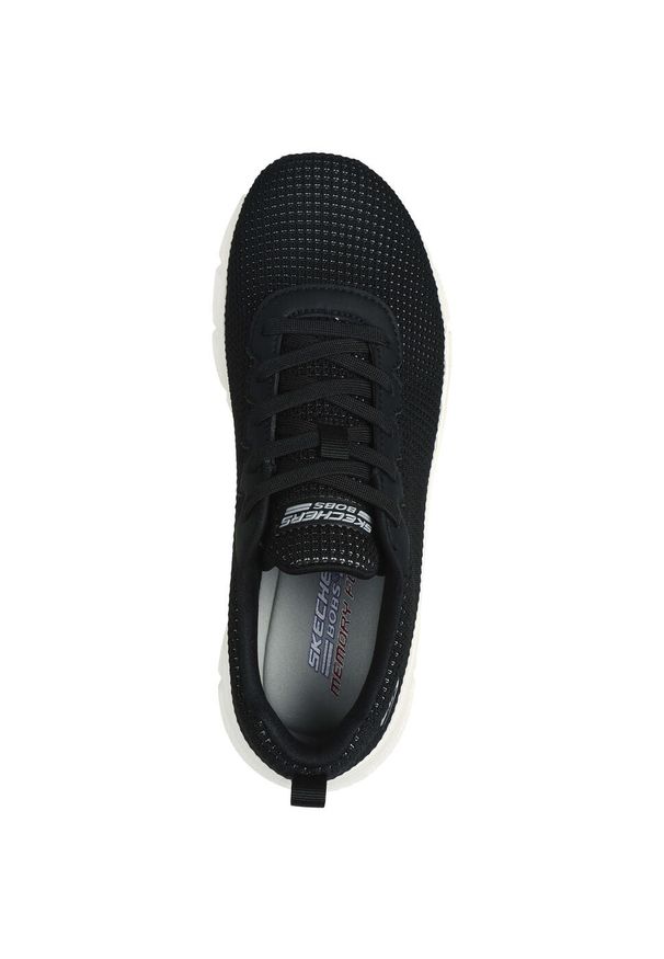 skechers - Buty damskie SKECHERS Bobs B Flex Visionary Essence. Kolor: czarny. Model: Skechers Sport. Sport: turystyka piesza