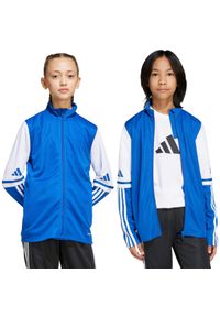 Adidas - Bluza dla dzieci adidas Squadra 25 Training. Kolor: biały, wielokolorowy, niebieski. Sport: fitness