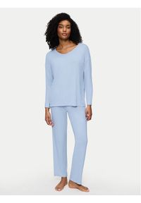 Triumph Piżama Timeless Sensuality 10221061 Błękitny Regular Fit. Kolor: niebieski #1