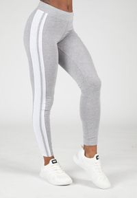 GORILLA WEAR - Hailey Leginsy - Szary Melange. Kolor: szary. Sport: fitness