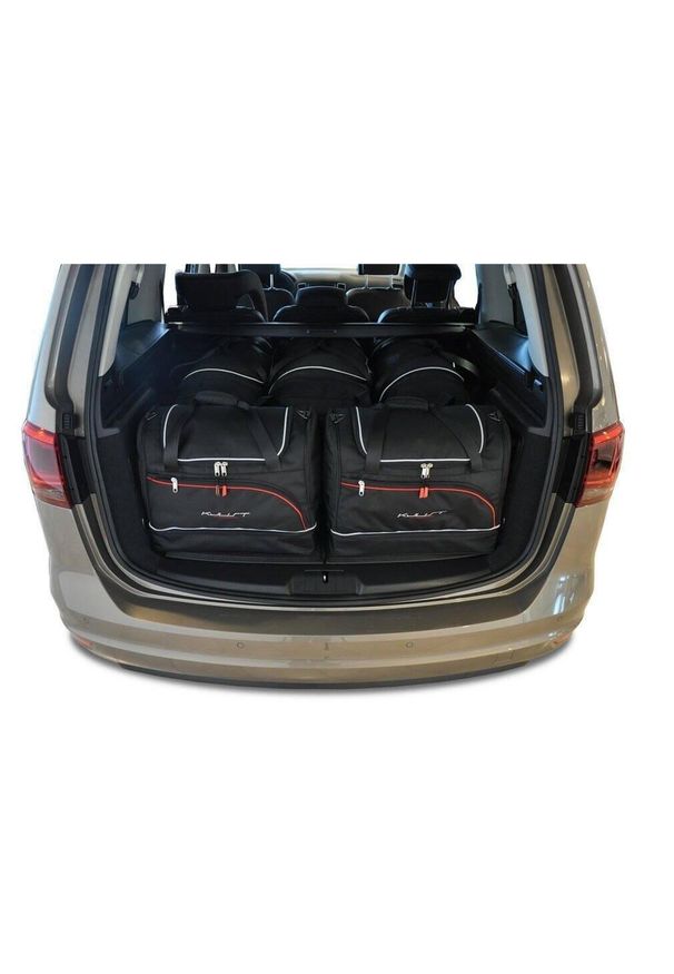 KJUST - Torby Do Bagażnika Seat Alhambra 2010-2020 5Szt Kjust. Kolor: czarny. Styl: sportowy