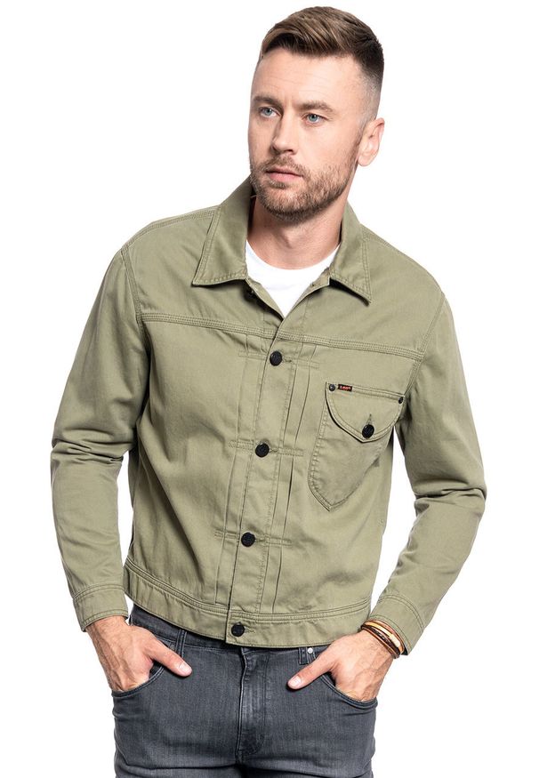 Lee - MĘSKA KURTKA JEANSOWA LEE COWBOY JACKET REGULAR FIT L87OLD82 112122940. Materiał: jeans