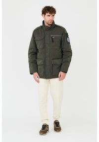 Aeronautica Militare - AERONAUTICA MILITARE Zielona męska kurtka. Kolor: zielony #7