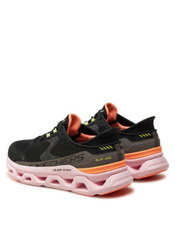 skechers - Skechers Sneakersy Glide-Step Altus 150510 BKMT Czarny. Kolor: czarny. Materiał: materiał