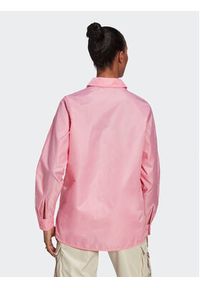 Adidas - adidas Koszula HL9065 Różowy Loose Fit. Kolor: różowy. Materiał: syntetyk