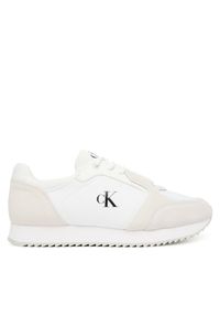 Sneakersy Calvin Klein Jeans. Kolor: biały. Materiał: nylon
