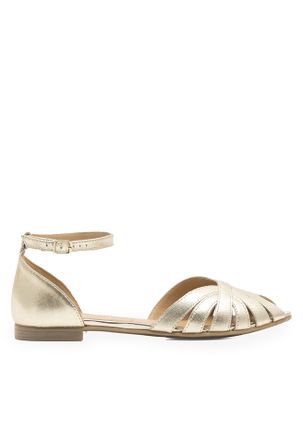 Złote sandały Sergio Bardi 5905588338895 Sandały damskie
